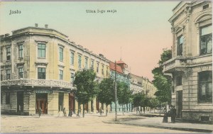 Jasło - ulice 3go Maja, asi 1910.
