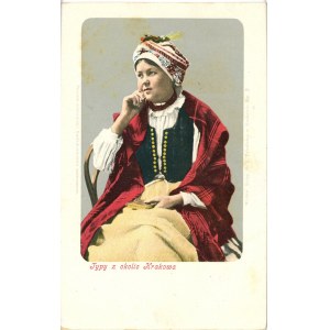Typy z okolic Krakowa, ok. 1900.