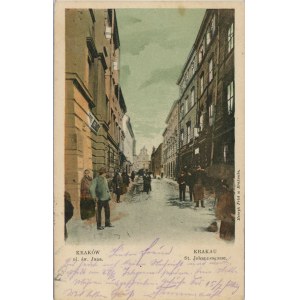 Cracovie - Rue Saint-Jean, vers 1900.