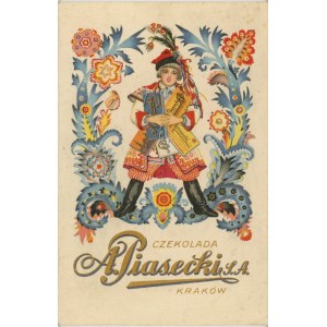 Cracovie - Chocolat par A. Piasecki, vers 1920.