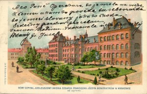 Krakov - Nová jubilejní nemocnice císaře Františka Josefa Bonifáce, 1919.