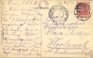 Warsaw - Direct carriage, Warsaw-Toruń route, 1911.