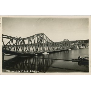 Włocławek -Most zburzony, ok. 1930.