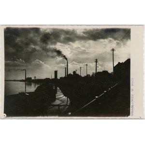Wloclawek la nuit, vers 1930.
