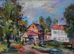 Józef Wasiołek, Stary młyn nad Mrogą, 1993