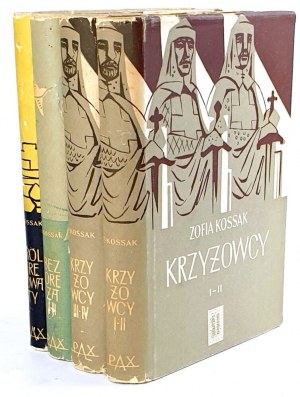 KOSSAK - CROISÉS I-IV, ROI LÉPREUX, SANS ARMES I-II