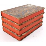 STAPF- THEOLOGIA MORALIS IN COMPENDIUM REDACTA t.1-4 [komplet w 4 wol.], dekoracyjny półskórek