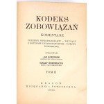 KORZONEK - KODEKS ZOBOWIĄZAŃ Komentarz t.II 1935