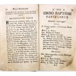 [OBRZĘDY SAKRAMENTÓW, EGZORCYZMY] RTUALE SACRAMENTORUM AC ALIARUM ECCLESIAE CAERIMONIARUM Warszawa 1793