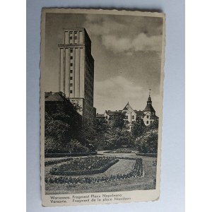 POCZTÓWKA WARSZAWA PLAC NAPOLEONA, PRZEDWOJENNA