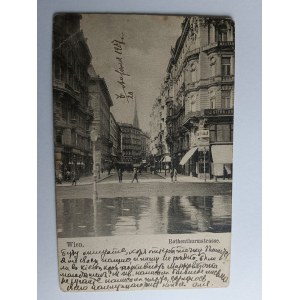 POHLEDNICE VÍDEŇ ROTHENTHURMSTRASSE, PŘEDVÁLEČNÁ