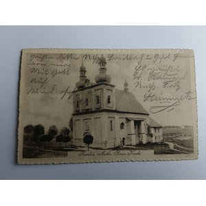POCZTÓWKA RACIBÓRZ, RATOBOR, KOŚCIÓŁ MATKI BOŻEJ, PRZEDWOJENNA 1915 R, STEMPEL