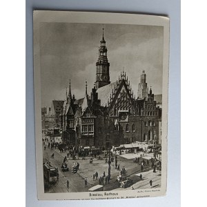 POHLEDNICE WROCŁAW BRESLAU ZNÁMKA, RADNICE