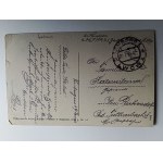 POCZTÓWKA LWÓW LEMBERG WIDOK Z KOPCA, PRZEDWOJENNA, STEMPEL