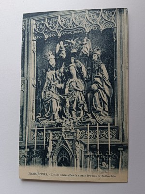 POSTCARD SPISZ, SPIŠ LAND, MASTER PAVEL'S WORK IN PODHRAD, PRE-WAR
