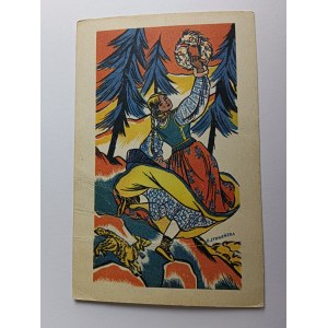 POHLEDNICE POLSKÁ MALBA ZOFIA STRYJEŃSKA HARNASIE