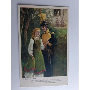 POHLEDNICE POLSKÁ MALBA GADOMSKI, MICKIEWICZ, ZOFIA, PŘEDVÁLEČNÁ