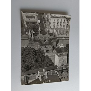 POHLEDNICE PRL KRAKOWSKÁ BRÁNA FLORIAŃSKA BARBAKAN