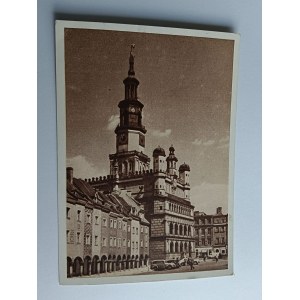 POCZTÓWKA PRL POZNAŃ RENESANSOWY RATUSZ