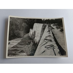 POHLEDNICE PRL KĘTRZYN FRAGMENT BUNKRU BÝVALÉ HITLEROVY UBIKACE, ZNÁMKA