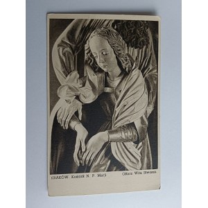 POHLEDNICE KRAKOW KOŚCIÓŁ NPM ALTAR WITA STWOSZA