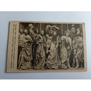 POSTCARD KRAKOW KOŚCIÓŁ NPM ALTAR WITA STWOSZA