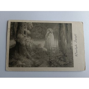 POCZTÓWKA ŚWIĄTECZNA MATKA BOSKA Z DZIECIĄTKIEM