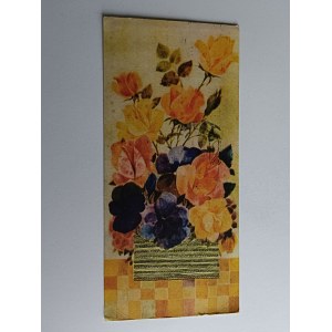 CARTE POSTALE FLEURS, TRUCHANOWSKA MAJCHRZAK, TIMBRE