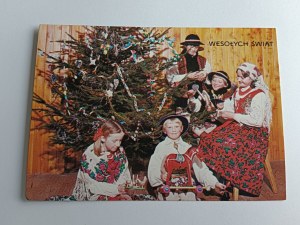 CHRISTMAS POSTCARD BY THE BAND KROPIANKI, RABA WYŻNA