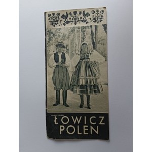 BROCHURE ŁOWICZ, ŁOWICKI TYPES, FOLK COSTUMES