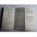 PROGRAMME, INVITATION, TOURNOI PAR PAIRES ZYGMUNT BELL, GTS WISŁA KS CRACOVIA, PEWEX AD, ŻACZEK, KRAKÓW 1986