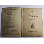 SOFOCLES, LE LIVRE ANTIGONE, TRADUIT PAR DR MIECZYSŁAW BROŻEK, MAISON D'ÉDITION M. CAT KRAKOW 1949