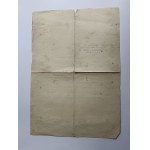 KRAKÓW CERTIFICAT DE SERVICE AVOCAT WASILKOWSKI 1930