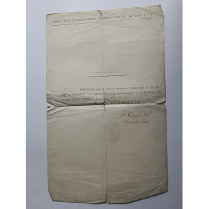 CERTIFICAT DE LVIV ÉCOLE SUPÉRIEURE DÉPARTEMENTALE FÉMININE 1926