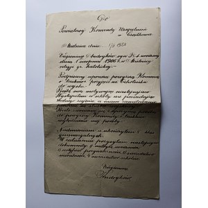 CZORTKÓW MIELNICA LETTER DISTRICT SUPPLEMENTARY COMMAND, 1925