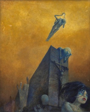 Zdzisław Beksiński (1929 - 2005), Bez tytułu, 1970