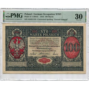 100 marks 1916 Gen.