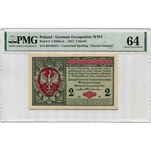 2 marks 1916 General - B -.