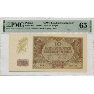 10 zloty 1940 - Ser. L. -