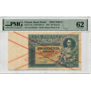 20 gold 1931 - AT. - MODEL