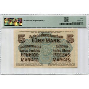 Kaunas, 5 marks 1918 - A -.