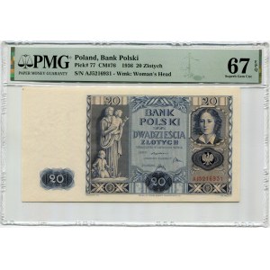 20 zloty 1936 - AJ -