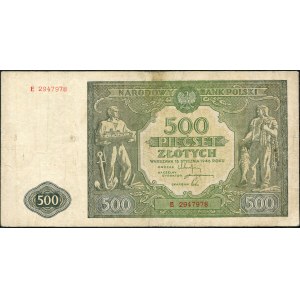 500 zloty 1946 - E -.