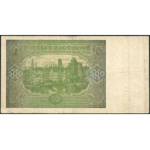 500 zloty 1946 - E -.