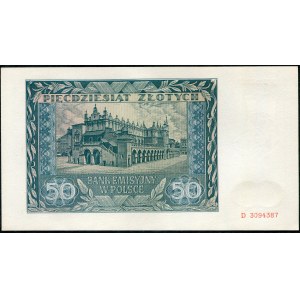 50 zloty 1941 - D -