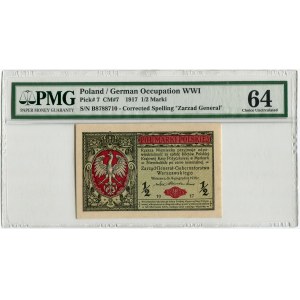 1/2 Polish mark 1916 - B -.