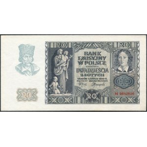 20 złotych 1940 - N -