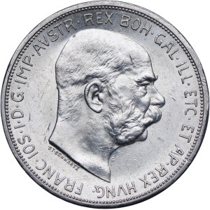 Austria, Franciszek Józef I, 5 koron 1909, Wiedeń