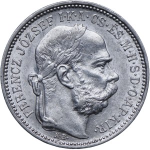 Hungary, Franz Joseph I, 1 crown 1894 KB, Kremnica