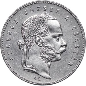 Hungary, Franz Joseph I, 1 forint 1869 KB, Kremnica